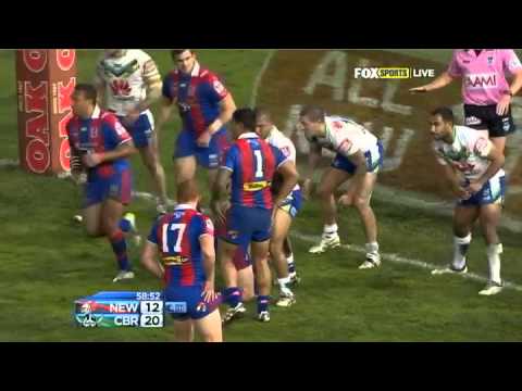 VIDEO: Round 14 2012 Highlights  Knights vs Raiders